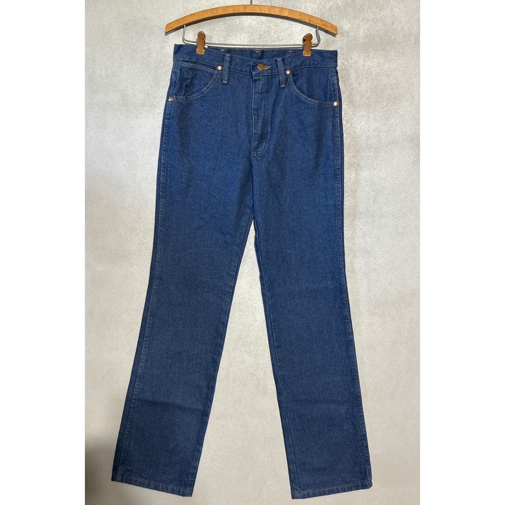 Wrangler Cowboy Cut Slim Fit Jeans 29x32 Rigid Indigo Denim 936DEN Mens New